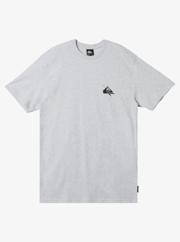 Quiksilver Mens Petroglyph T-Shirt - Snow Heather Sharp Women's Italian