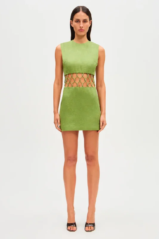 Ellie Mini Dress Avocado Practical Women's Multi - 