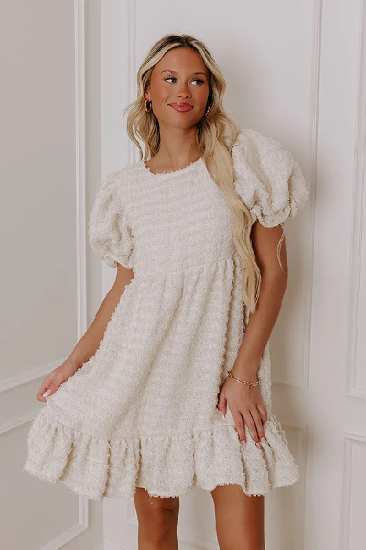 Whimsical Whispers Knit Mini Dress