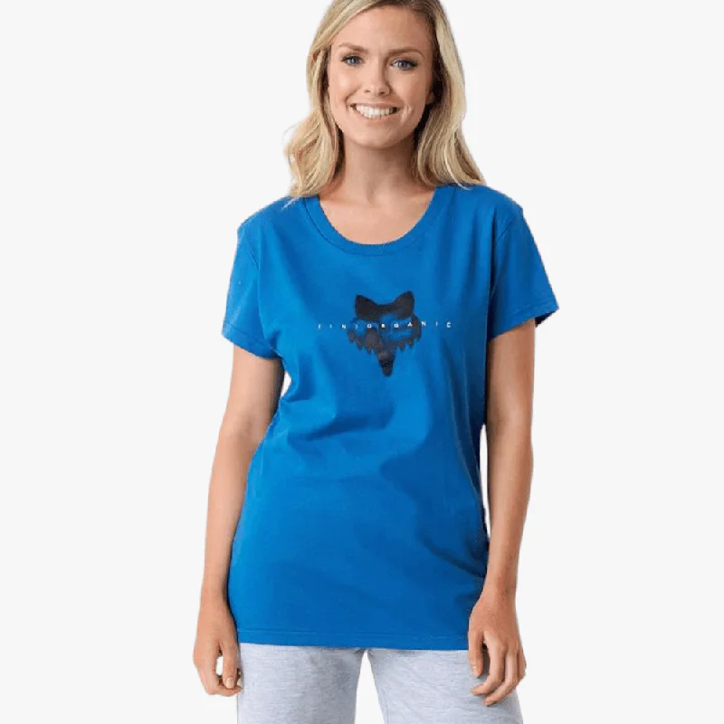 Fox Womens Inorganic Short Sleeve Tee Blueberry Traditional Women's Wool