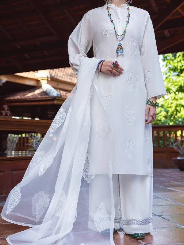 White Lawn Kurti - ALP-LK-1839