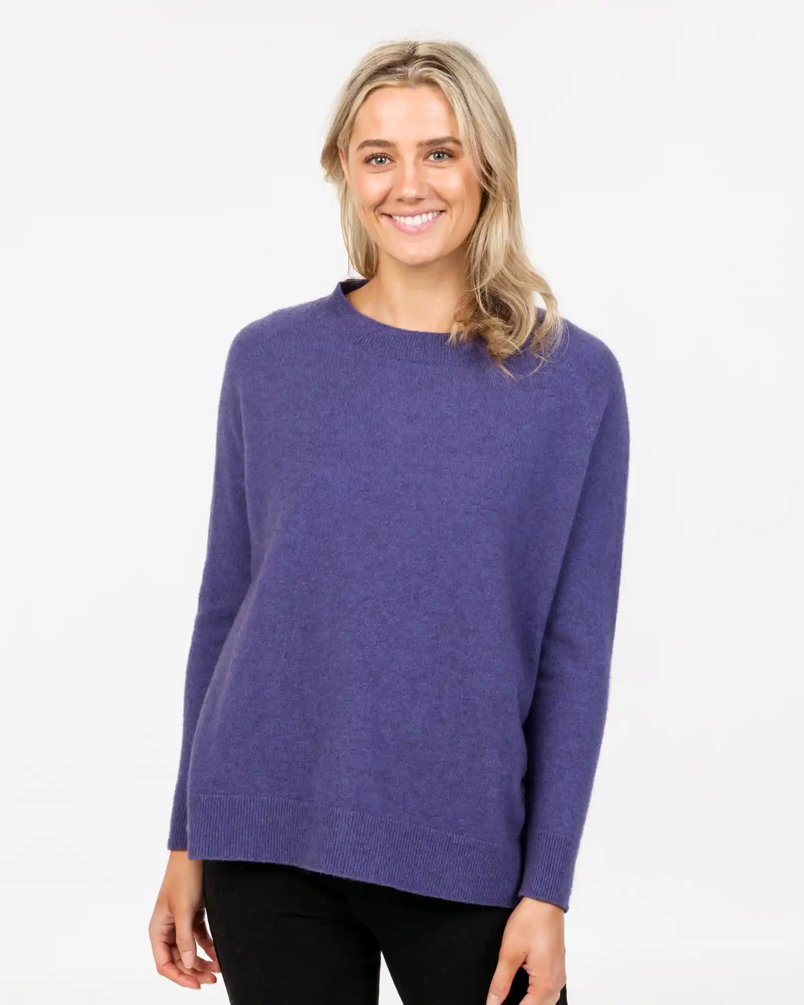 Violet Women's Lounge Sweater - NB816 Geometric