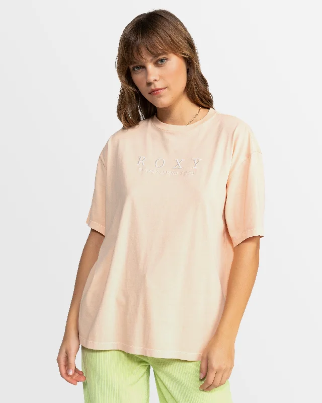 Womens Sun Over The Sand A Short Sleeve T-Shirt Feminine Women's Style 