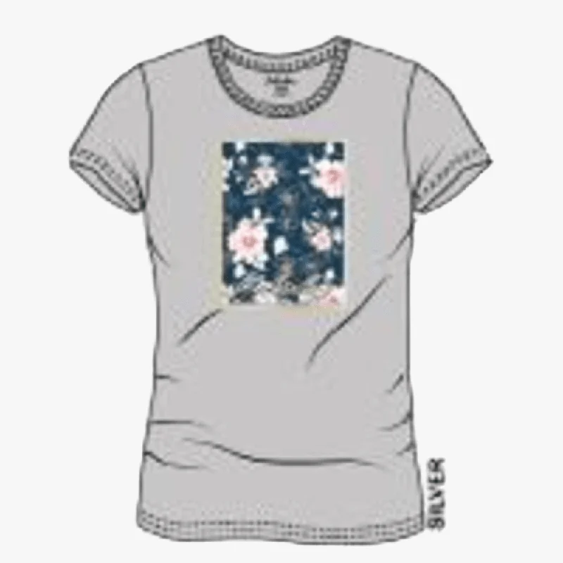 Kakiebos Womens Classic Fit Short Sleeve Tee Silver Cozy Women's Sherpa - lined