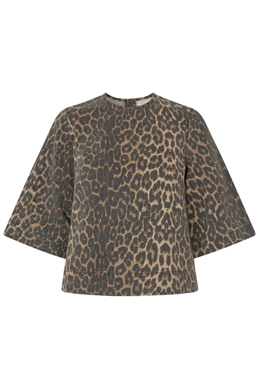 Global Funk - Ava-G - P35 Leopard Mist Trendy Women's Oversized