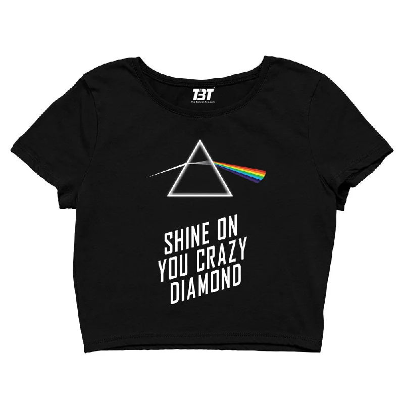 Pink Floyd Crop Top - Shine On You Crazy Diamond