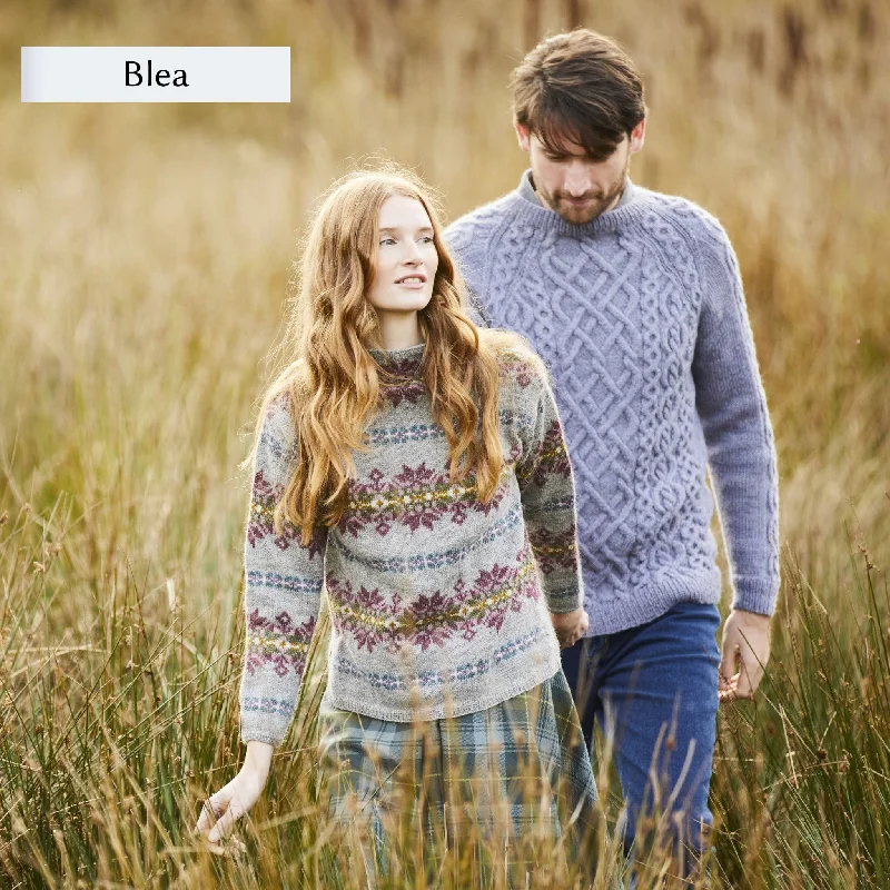 Blea Yarn Set in Marie Wallin's British Breeds from WESTMORLAND Geometric
