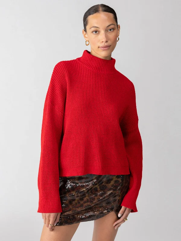 Stay Cozy Sweater Mars Red Bohemian Women's Free