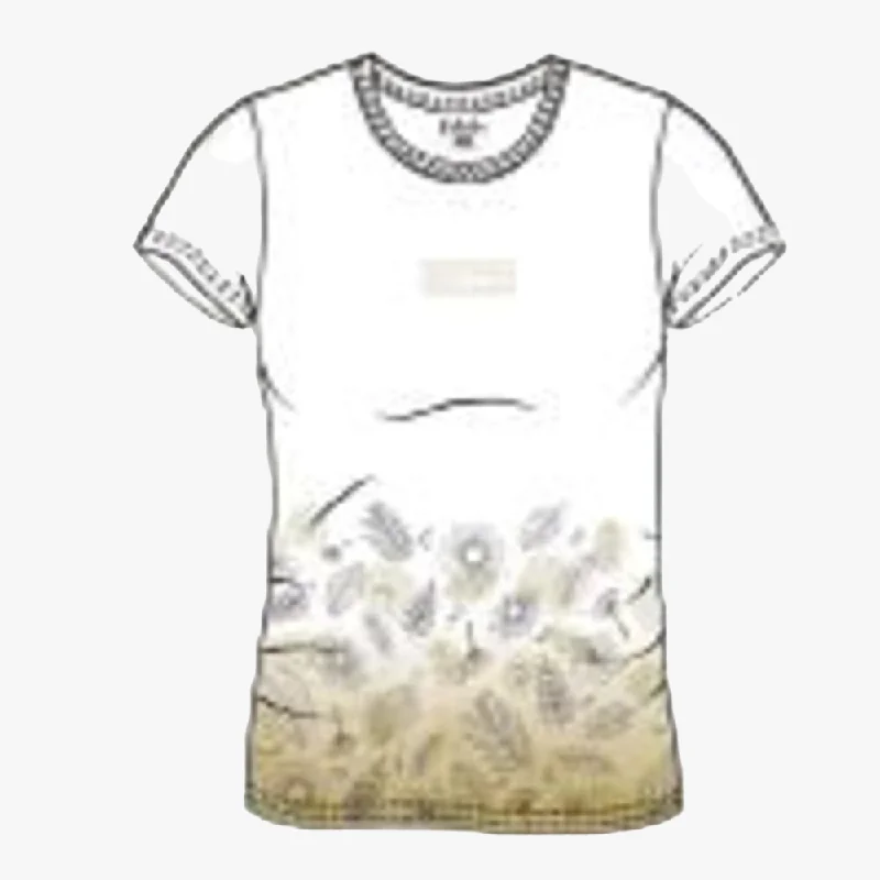 Kakiebos Womens Classic Fit Short Sleeve Tee White Dusty Gold Refined Women's Velvet Kakiebos Womens Classic Fit Short Sleeve Tee White Dusty Gold Refined Women's Velvet