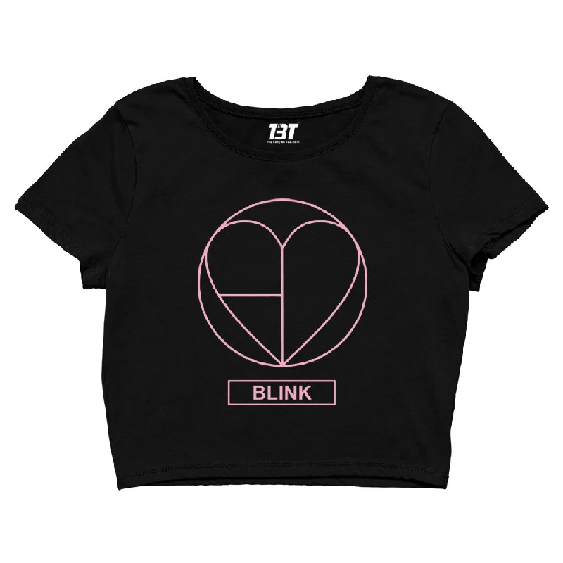 Black Pink Crop Top - Blink