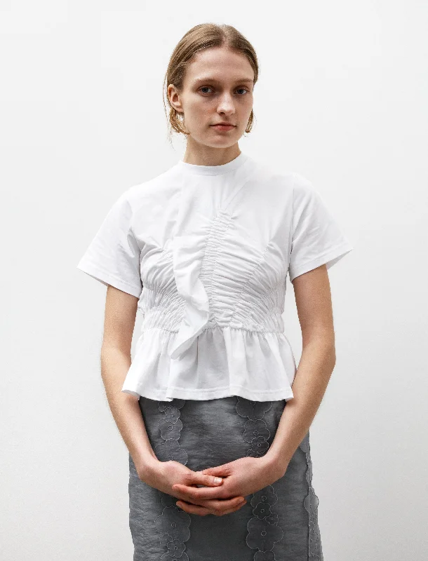 Ace Ruffled T-Shirt White