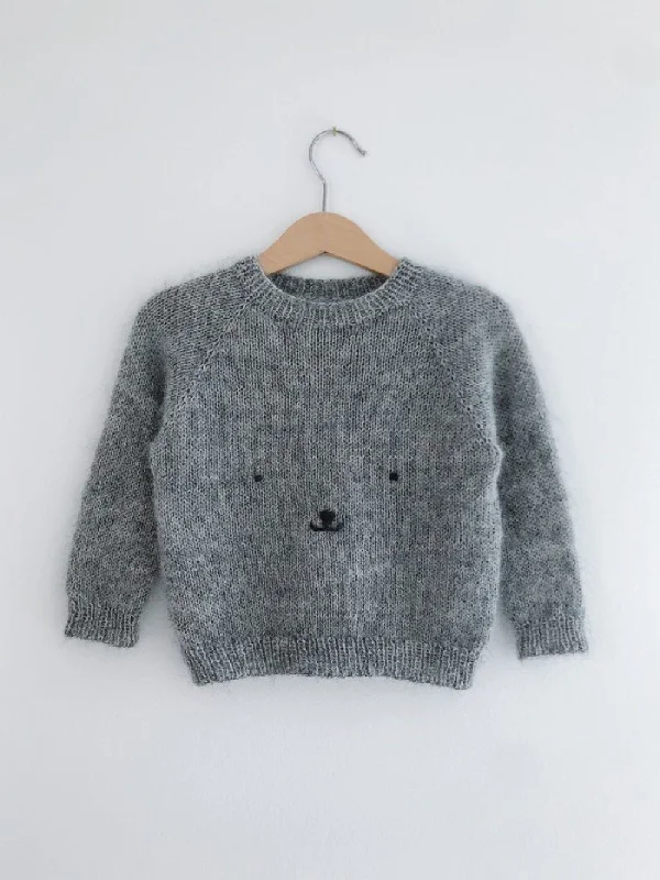 Teddy Bear Sweater for kids by PetiteKnit, No 1 yarn kit (ex pattern) Athletic Women's 