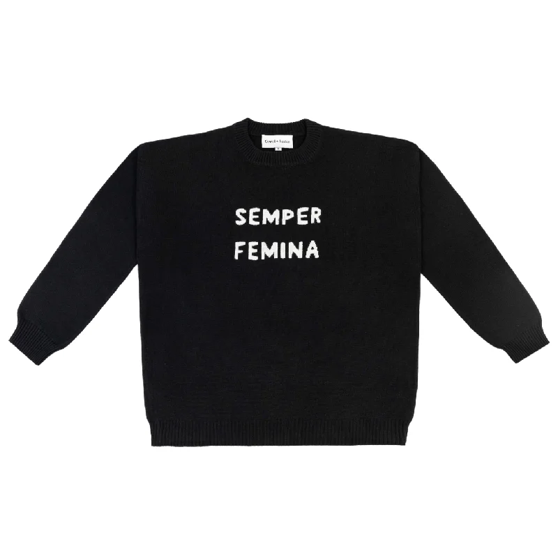 Semper Femina Cotton Sweater Relaxed Women's Beachy