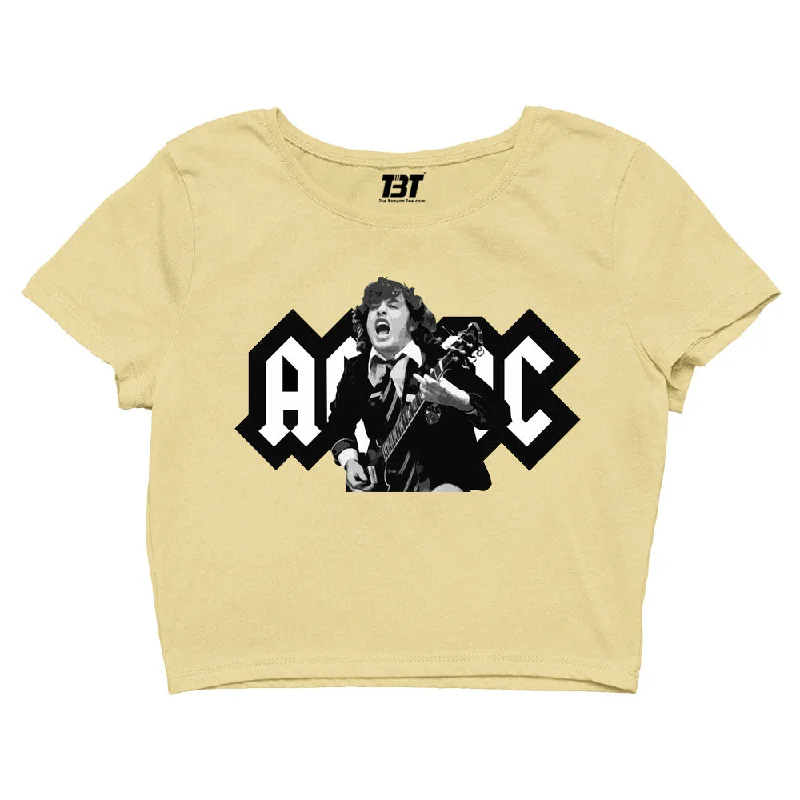 AC/DC Crop Top - Angus