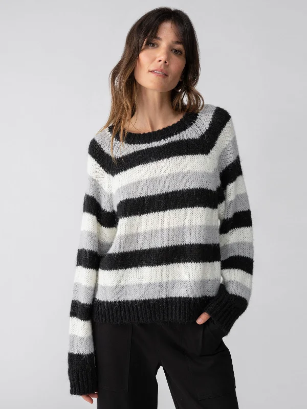 Picture This Stripe Sweater Ash Multi Stripe Athletic Women's 