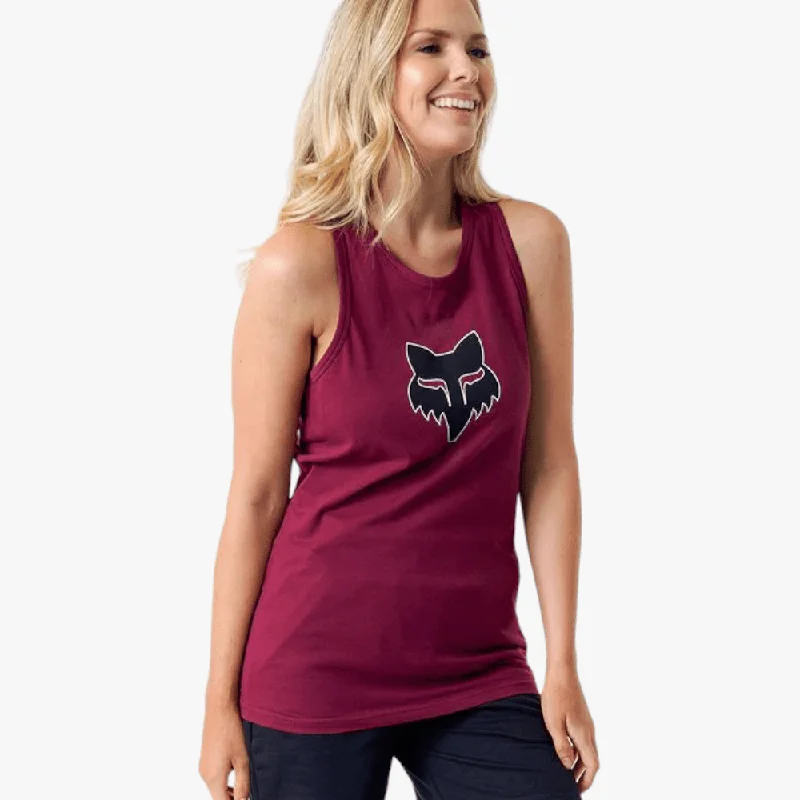 Fox Womens Head Tank Scarlet Trendy Women's Oversized