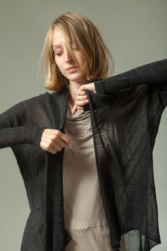 Black Bamboo cardigan Tough Women's Military - inspired