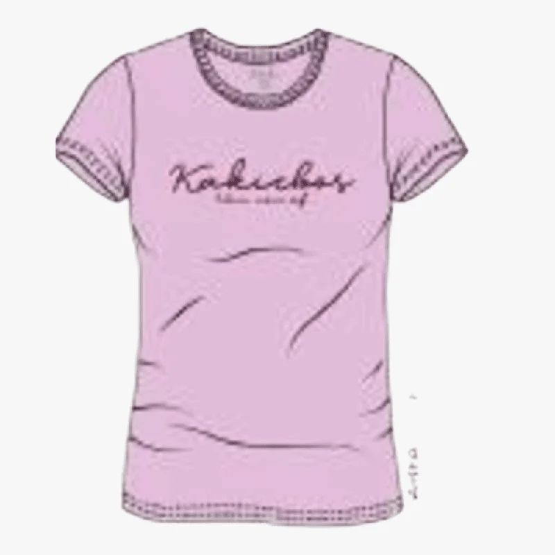 Kakiebos Womens Classic Fit Short Sleeve Tee Parfait Pink Australian Beach