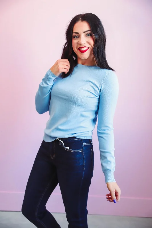 Kora Sweater-Chambray