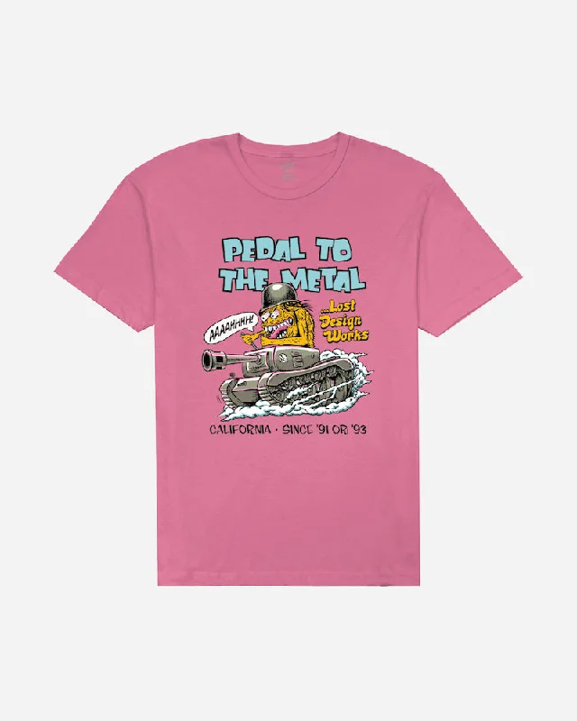 Lost Mens Pedal to the Metal Vintage Dye T-Shirt - Psycho Pink Laid - back Women's Vibe Lost Mens Pedal to the Metal Vintage Dye T-Shirt - Psycho Pink Laid - back Women's Vibe