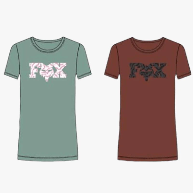 Fox Womens Nuklr Short Sleeve Tee Copper Dynamic Women's Moto