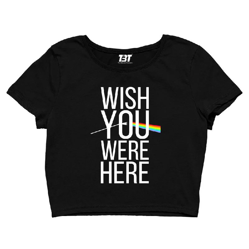 Pink Floyd Crop Top - How I Wish You Were Here