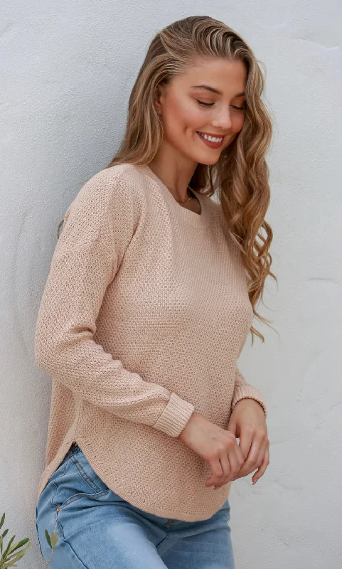 Carley Cotton Natural Knit Casual Women's Japanese 