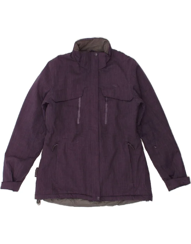 MOUNTAIN WAREHOUSE Womens Windbreaker Jacket UK 12 Medium Purple Polyester