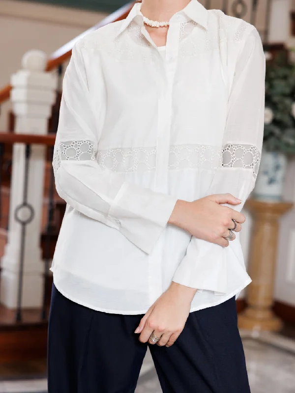 White Maple Silk Tunic - AL-LK-925