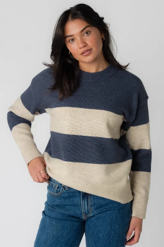 Nessa Stripe Sweater Modern Women's 