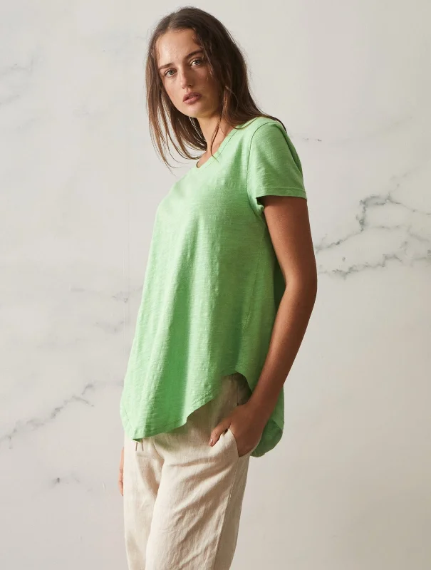 River Tee - Green Rugged Women's Outdoor 
