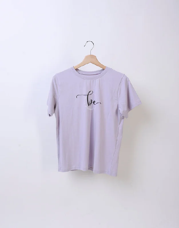 Round Neck T-Shirt with Short Sleeves