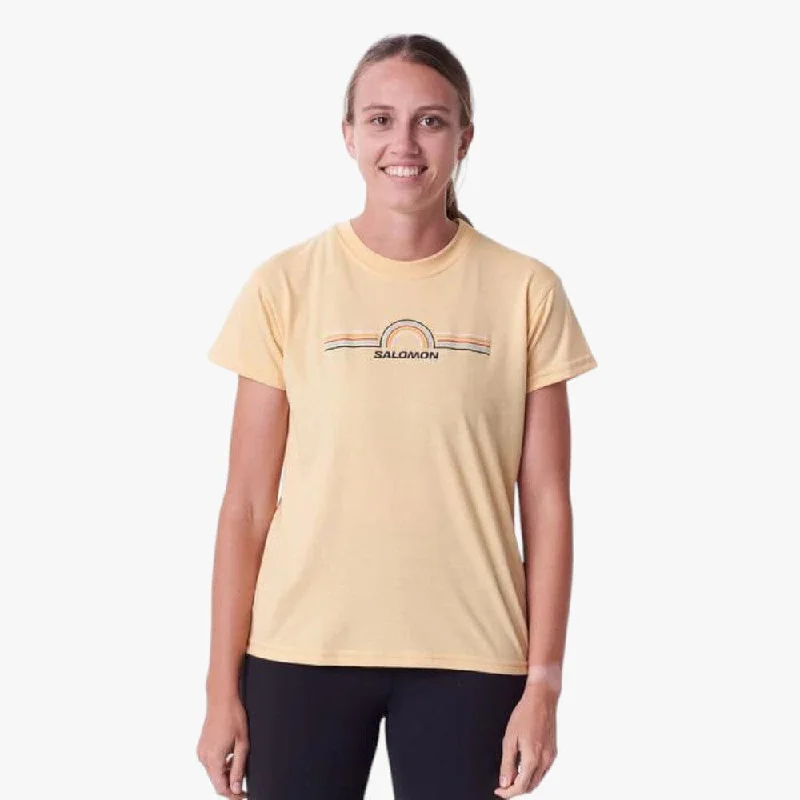 Salomon Womens Sunrise Short Sleeve Tee Pineapple Slice Edgy Women's Punk