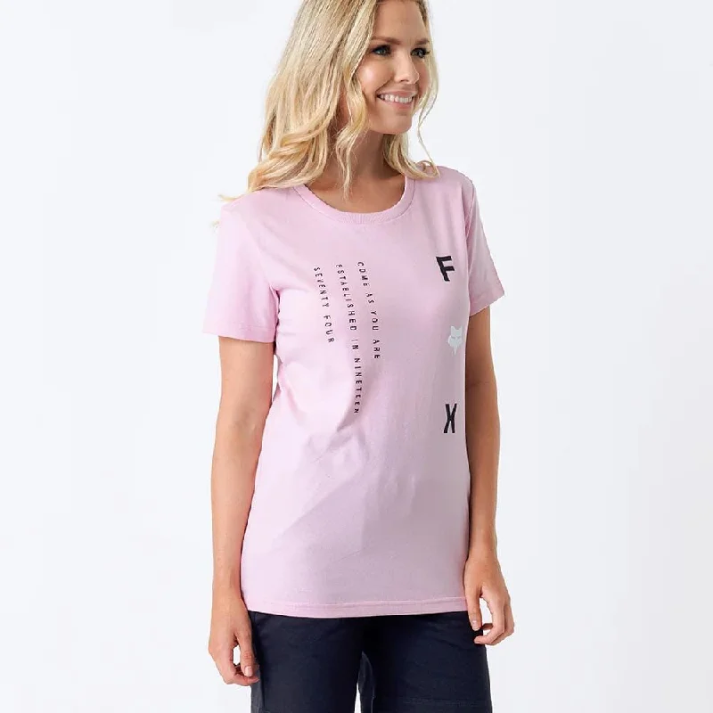 Fox Womens Come As You Are Short Sleeve Tee Blush Cashmere