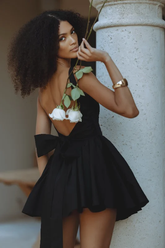 BELIZA MINI DRESS - BLACK Vacation