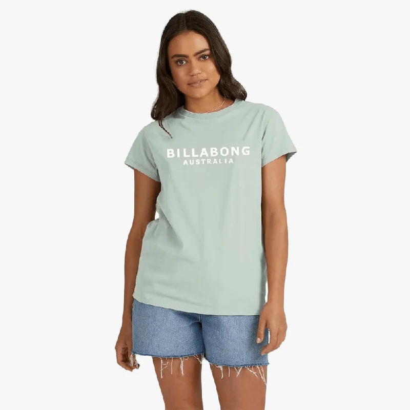 Billabong Womens Society Short Sleeve Tee Crystal Cove Elegant Women's Formal 
