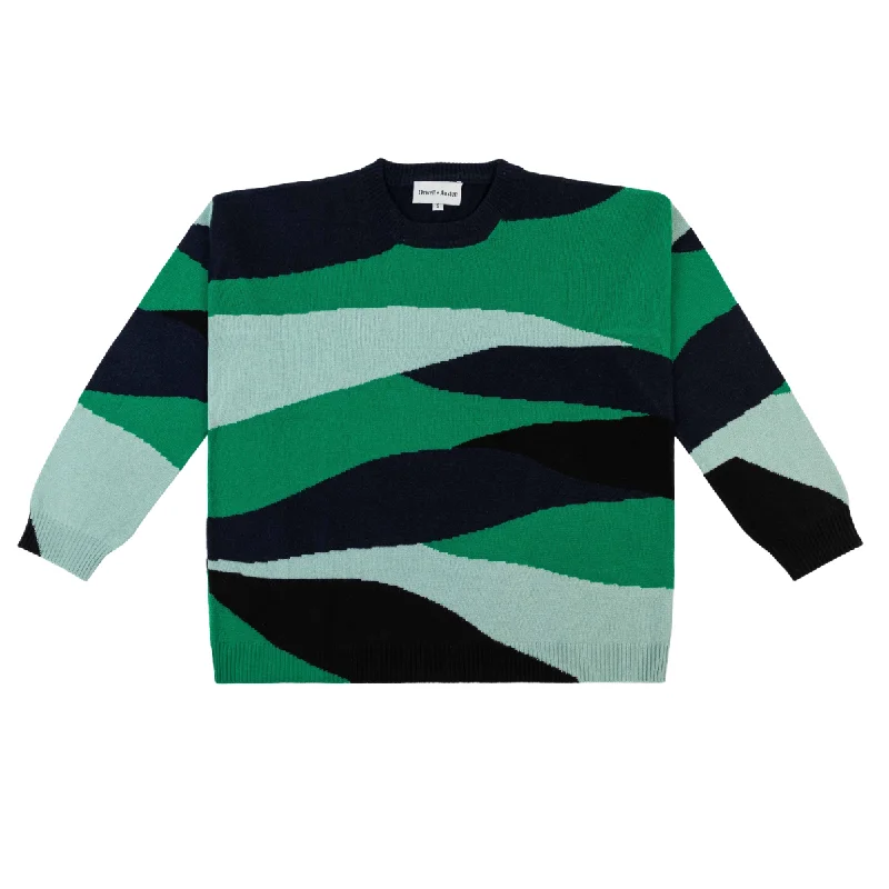 Camo Cashmere Blend Sweater Tough Women's Military - inspired