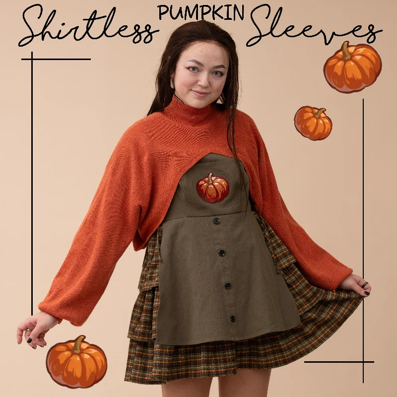 Pumpkin "Shirtless Sleeves" Shrug Earthy Women's 