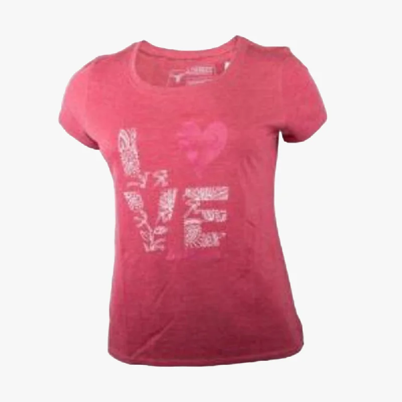 Wildebees Womens Love Short Sleeve Tee Aragon Mel Sporty Women's Tennis
