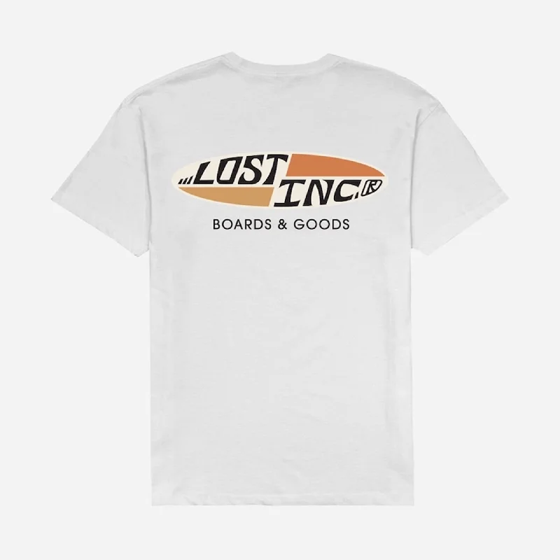 Lost Mens Free Spirit T-Shirt - White Relaxed Women's 