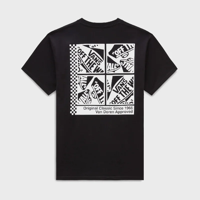 Vans Mens Tech Box T-Shirt - Black Tough Women's Military - inspired