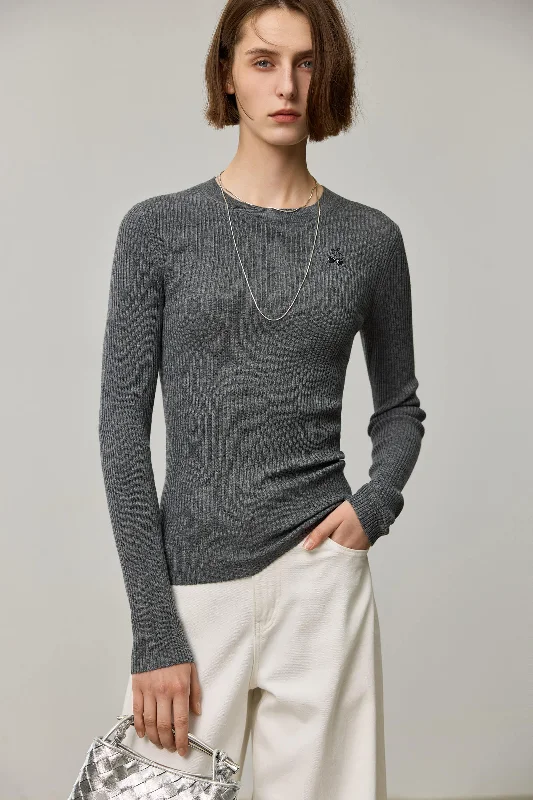 LILY Merino Wool Knit Sweater