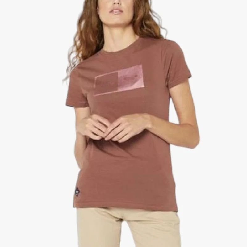 Jeep Ladies Logo Short Sleeve Tee Pink Amethest Refined Women's Classic 