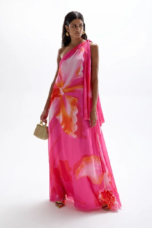 Bohemia Maxi Dress Wildflower Feminine Women's Soft 