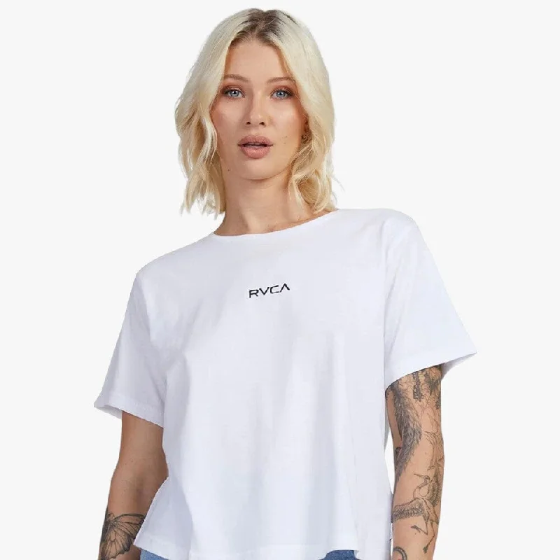 Rvca Womens Classic Short Sleeve Tee White performance