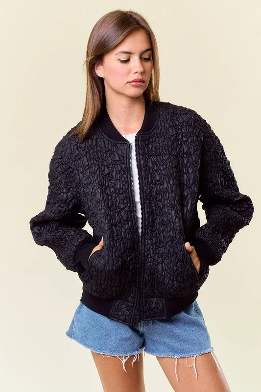 Rae Quilted Bomber Jacket Modern Women's Tech