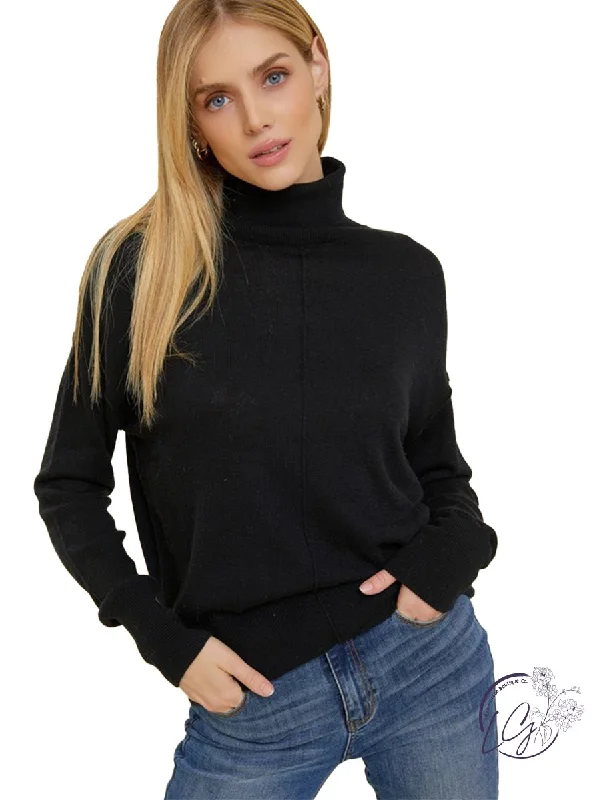 Trendy Twist Turtleneck Trendy Women's 