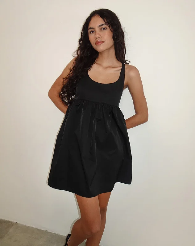 Marona Mini Dress in Black Business