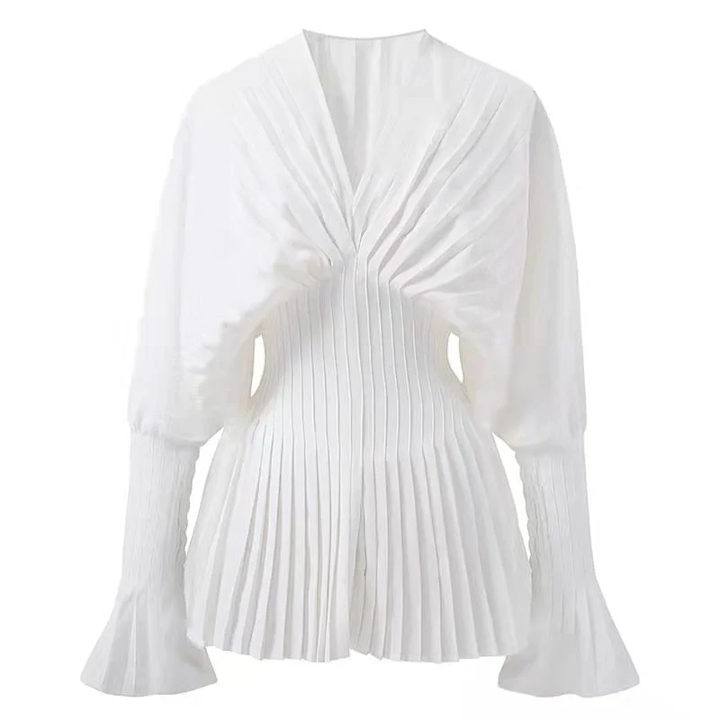 A&A Summer Pleated Blouse