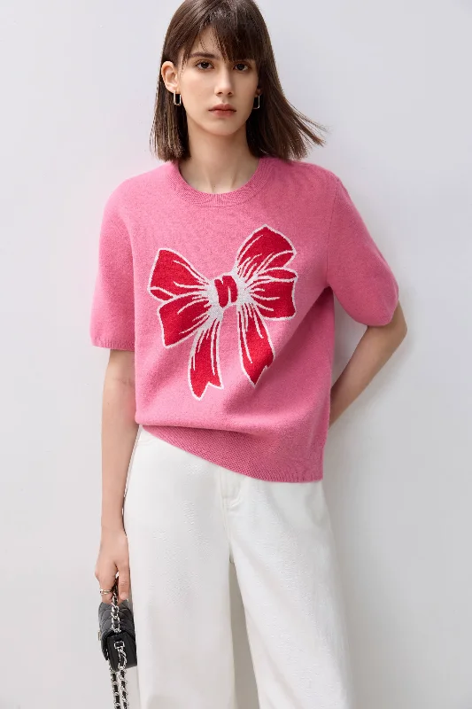 LILY College Bow Knit